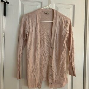 Women's Pink Cardigan Sweater